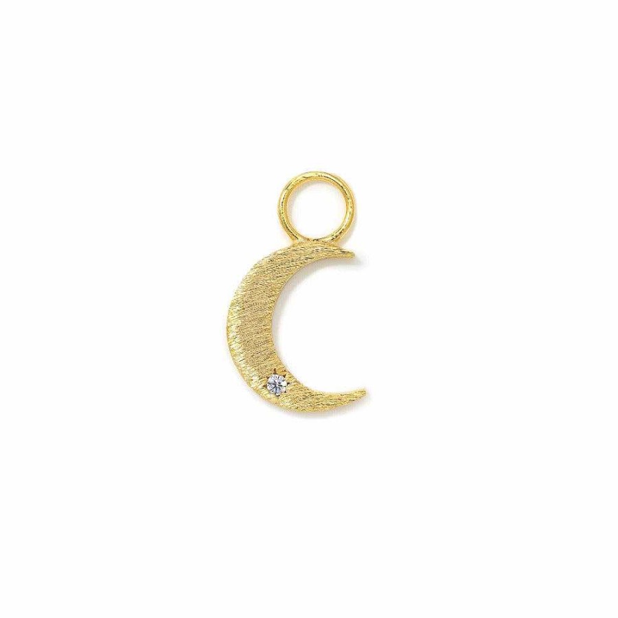 Hoops Lover's Tempo | Moon Hoop Charm