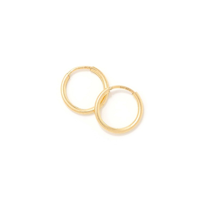 Hoops Lover's Tempo | 14Mm Gold-Filled Infinity Hoop Earrings