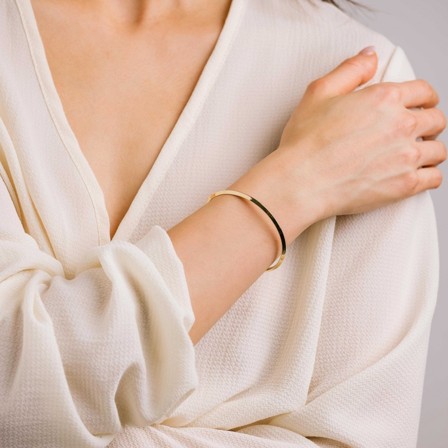 Bracelets Lover's Tempo | Hemisphere Bangle Silver