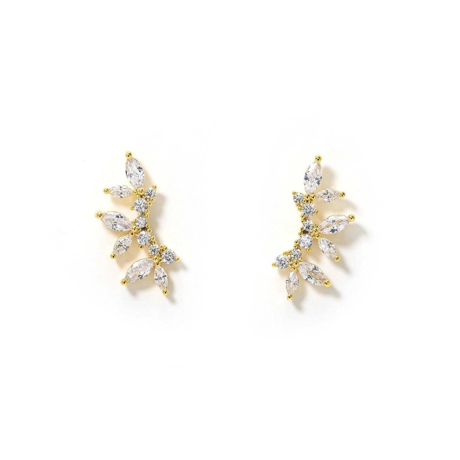 Earrings Lover's Tempo | Holly Climber Earrings Gold