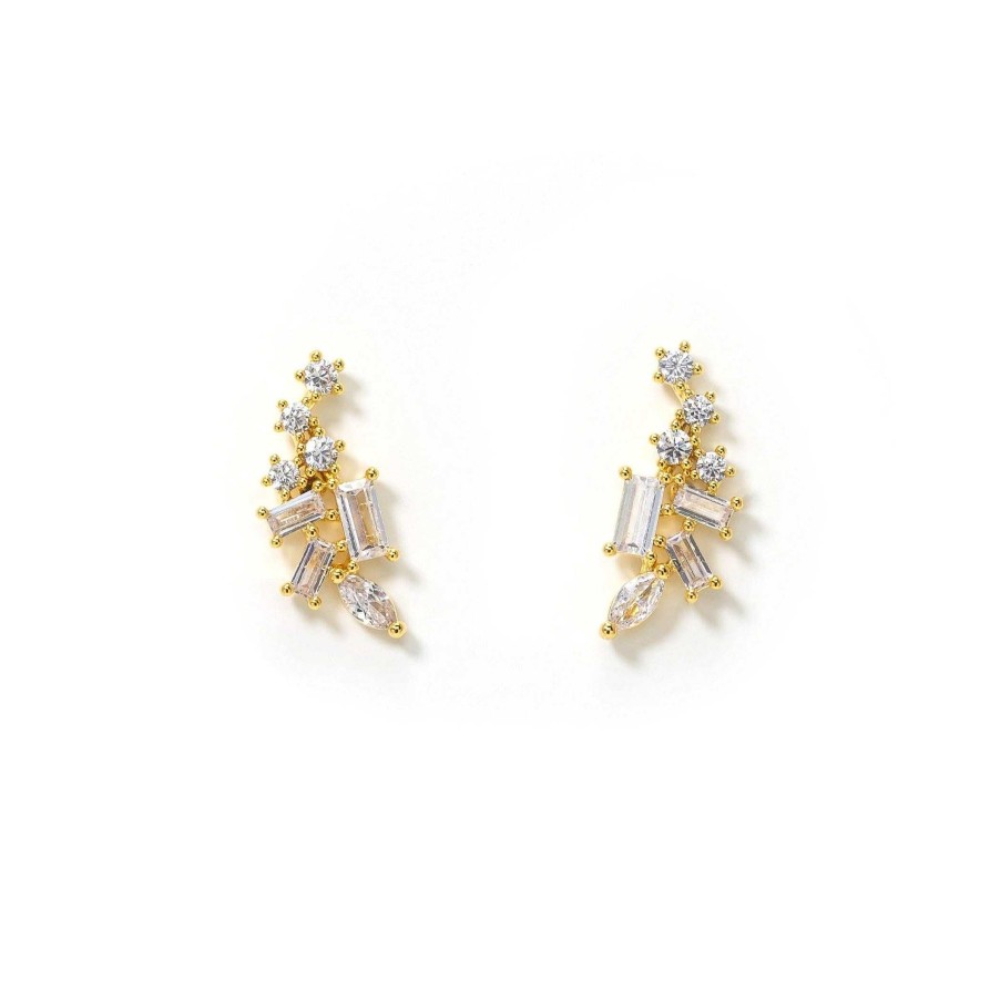 Earrings Lover's Tempo | Rowan Climber Earrings Gold