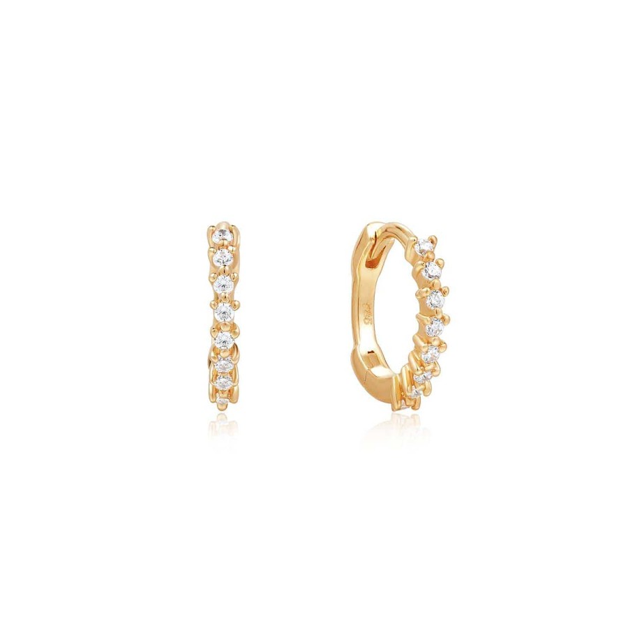 Studs Lover's Tempo | Studded Huggie Hoop Earrings