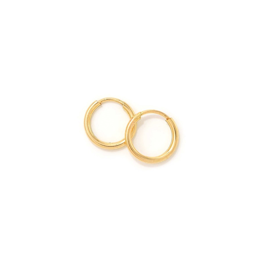 Earrings Lover's Tempo | 9Mm Gold-Filled Infinity Hoop Earrings