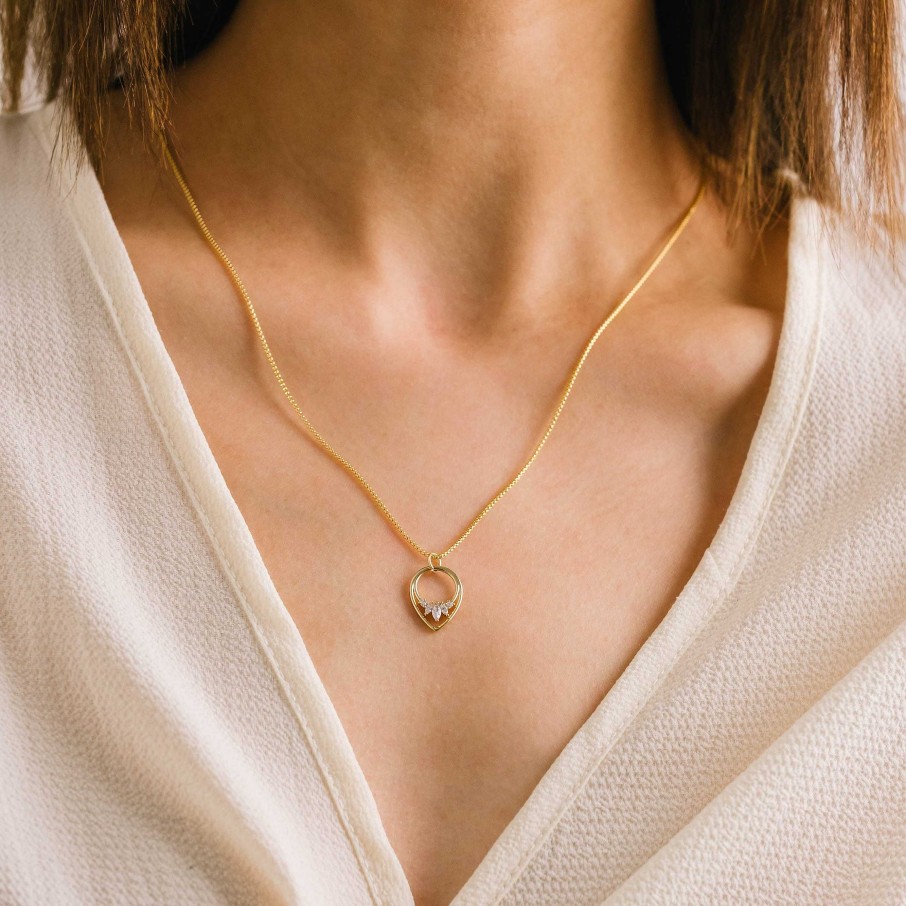 Necklaces Lover's Tempo | Aria Clear Necklace