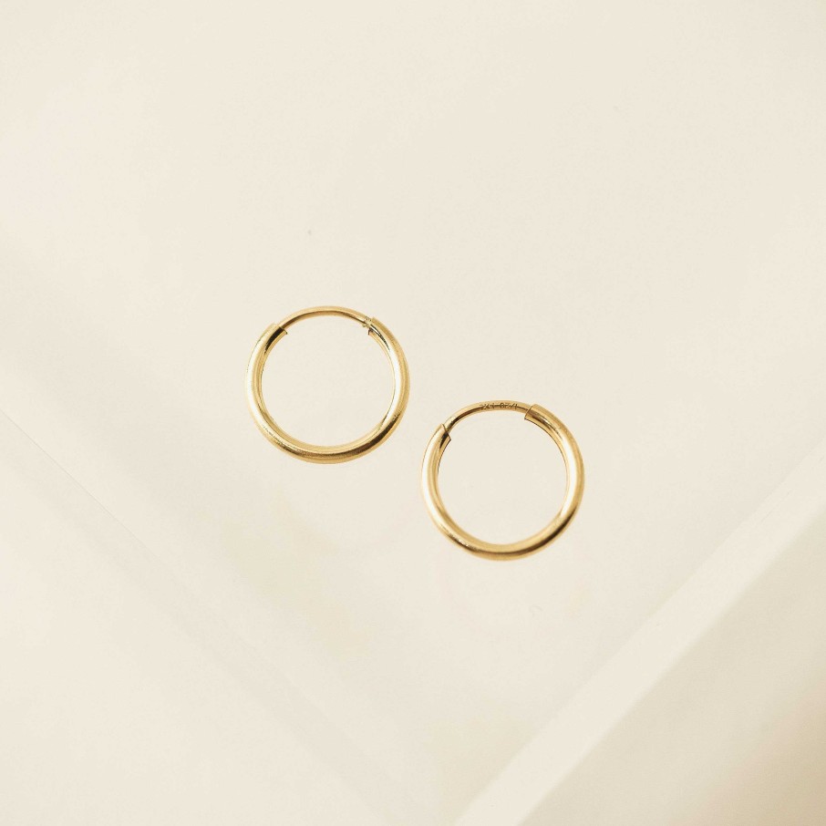 Hoops Lover's Tempo | 12Mm Gold-Filled Infinity Hoop Earrings