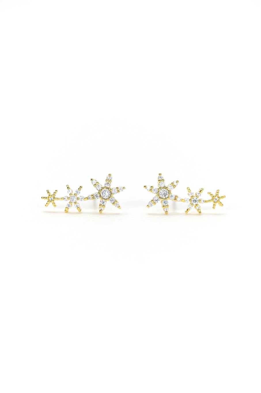 Earrings Lover's Tempo | Etoile Star Climber Earrings Gold