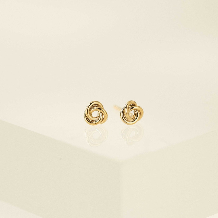 Studs Lover's Tempo | Knot Gold-Filled Stud Earrings