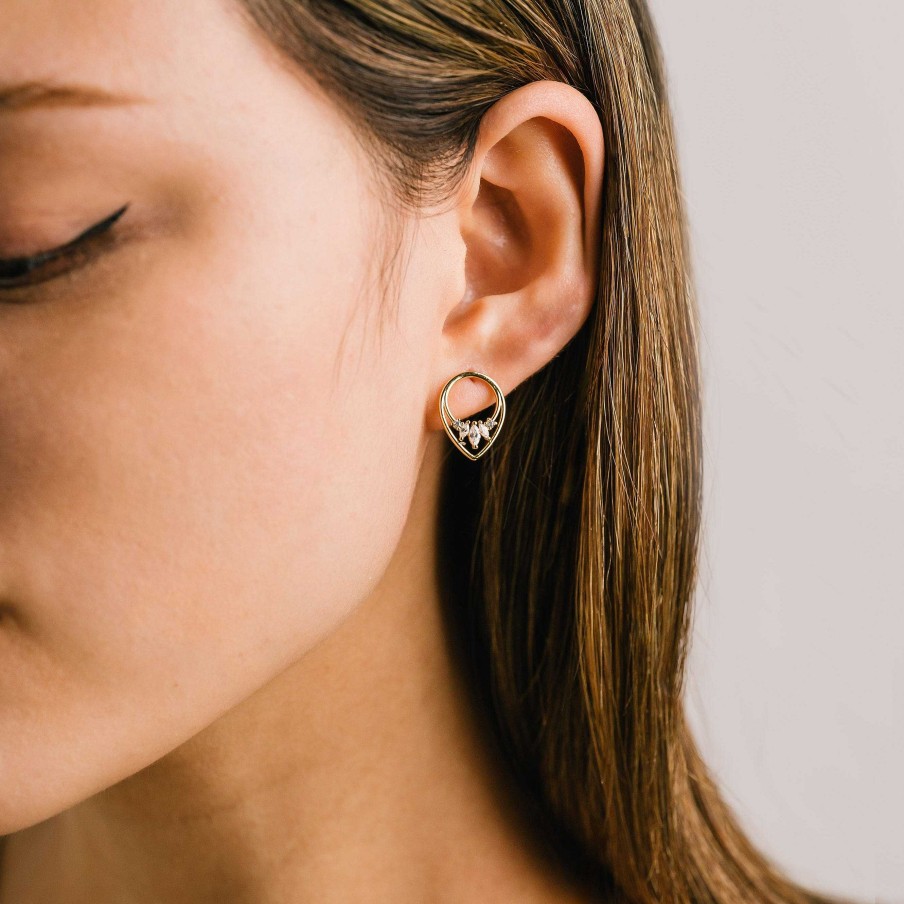 Studs Lover's Tempo | Aria Clear Stud Earrings