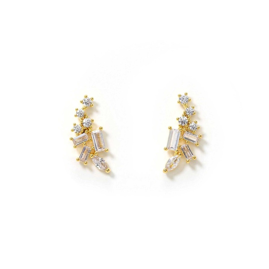 Ear Climbers Lover's Tempo | Rowan Climber Earrings Gold