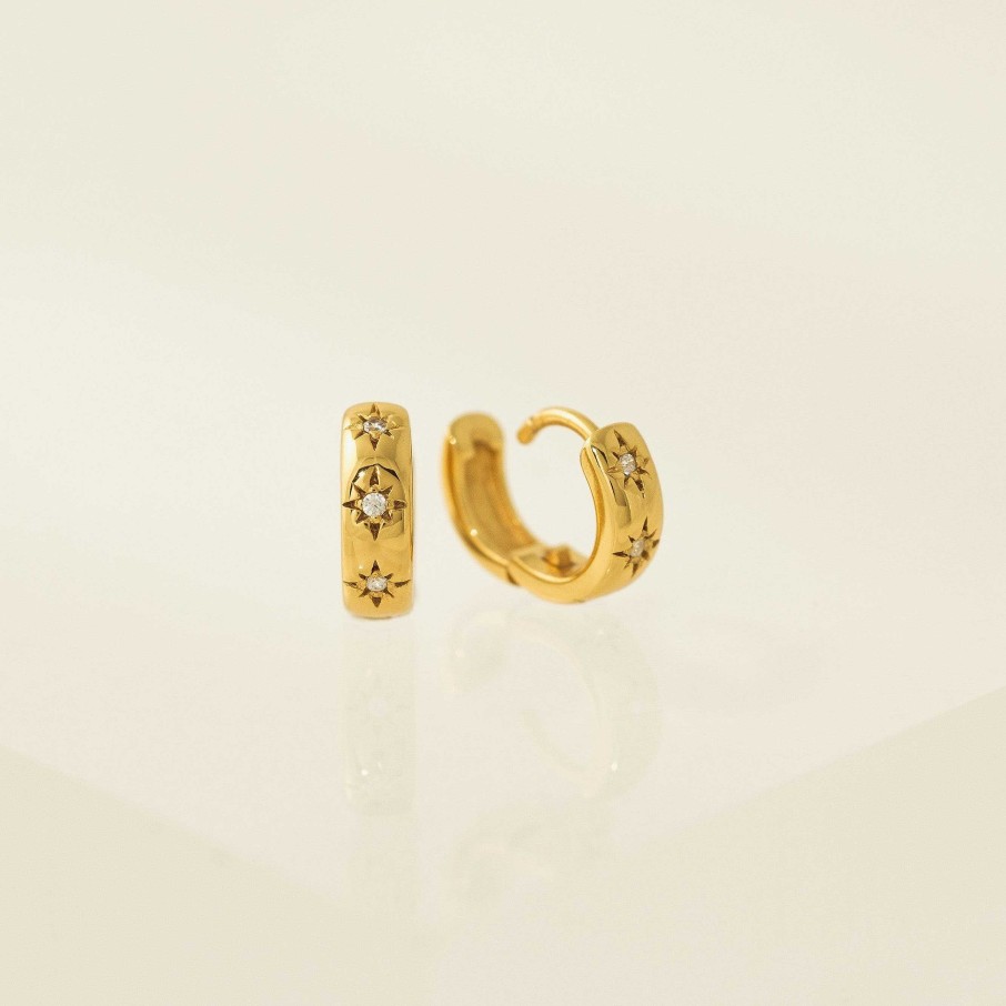 Hoops Lover's Tempo | Twinkle Huggie Hoop Earrings