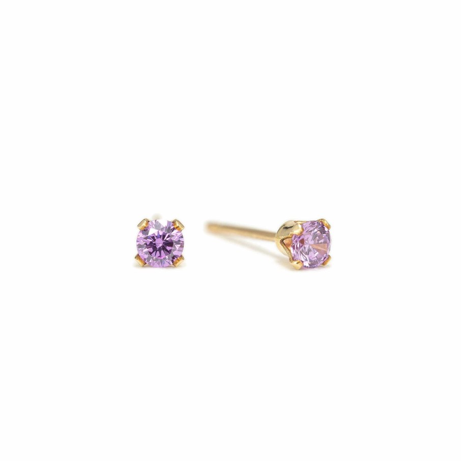 Earrings Lover's Tempo | June Birthstone Gold-Filled Stud Earrings