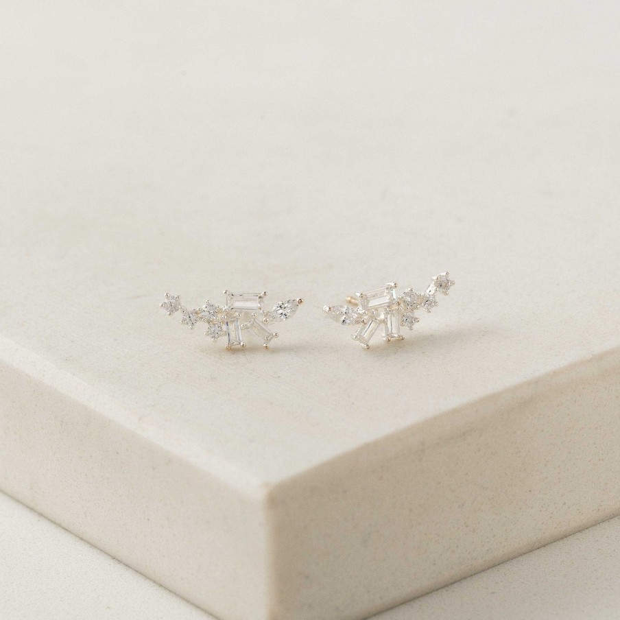 Earrings Lover's Tempo | Rowan Climber Earrings Silver