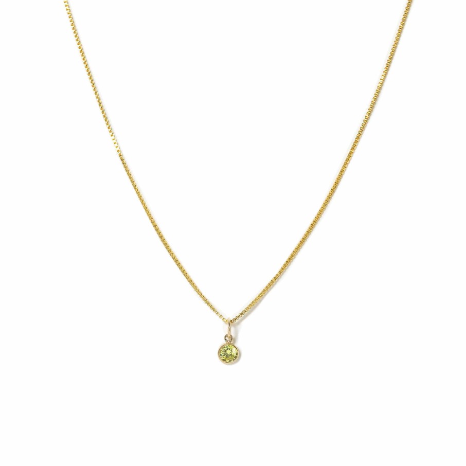 Necklaces Lover's Tempo | August Birthstone Gold-Filled Necklace