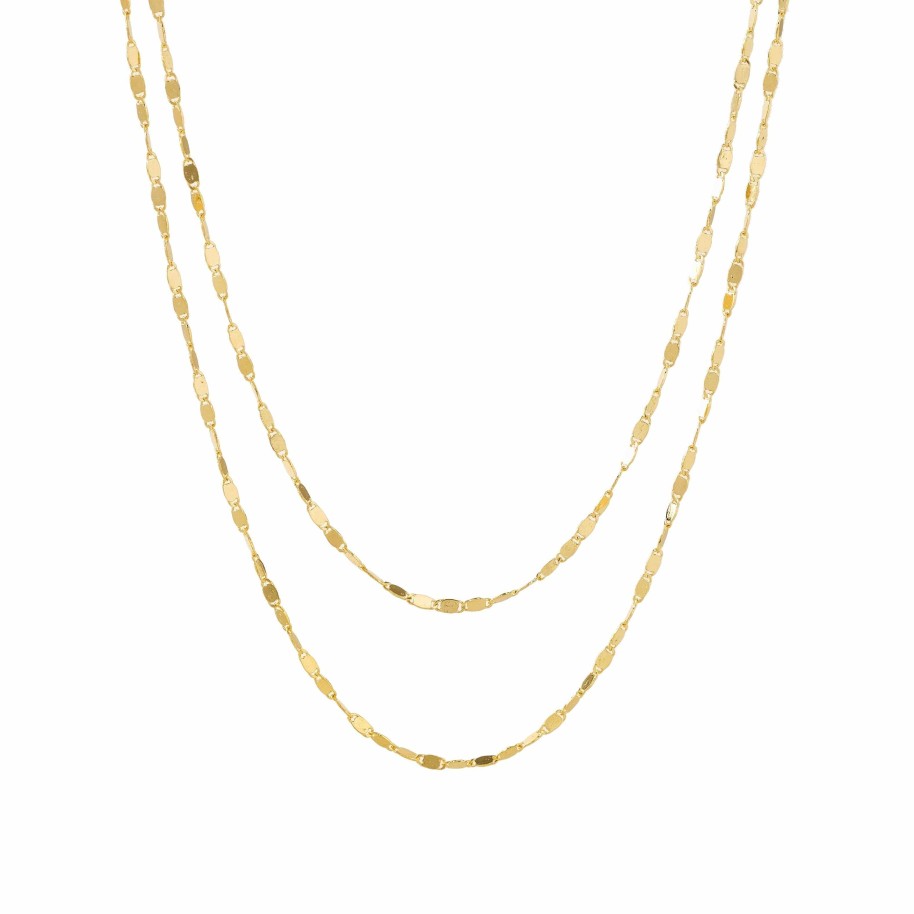 Necklaces Lover's Tempo | Cleo Layered Necklace Gold