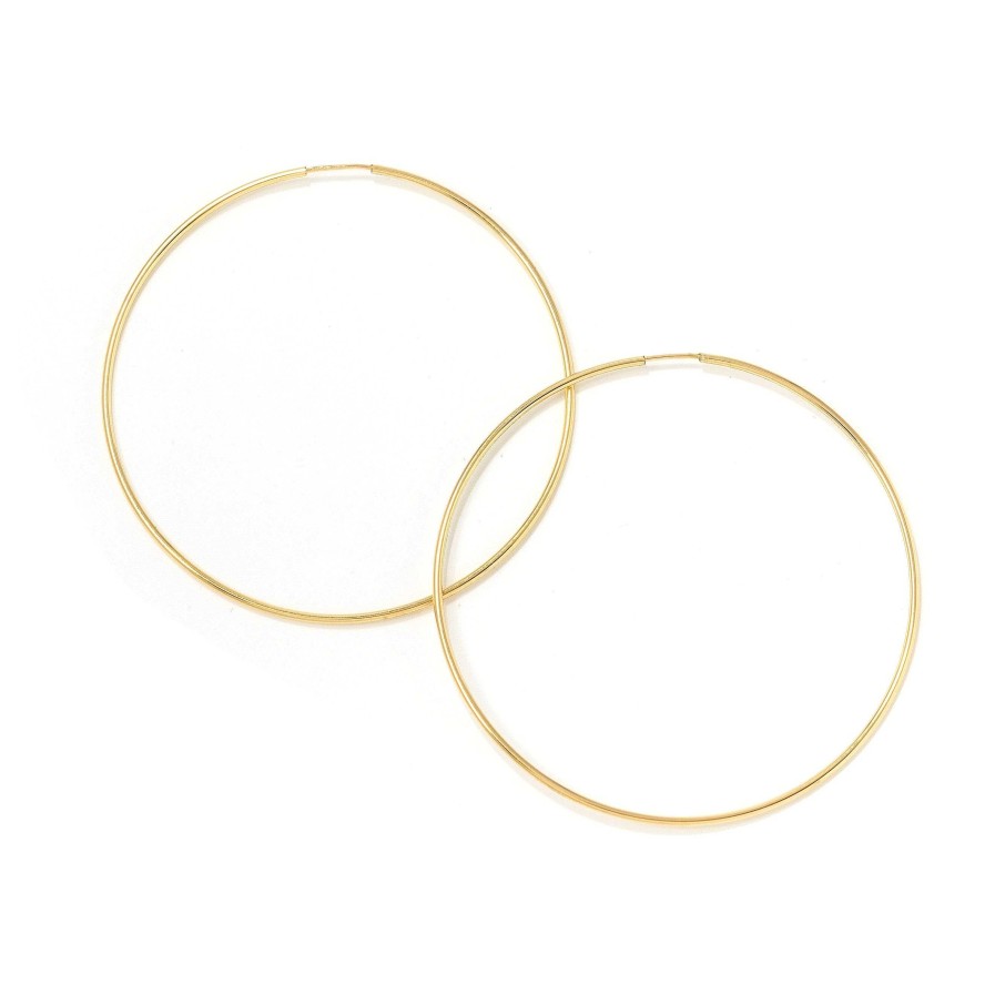 Hoops Lover's Tempo | 65Mm Gold-Filled Infinity Hoop Earrings