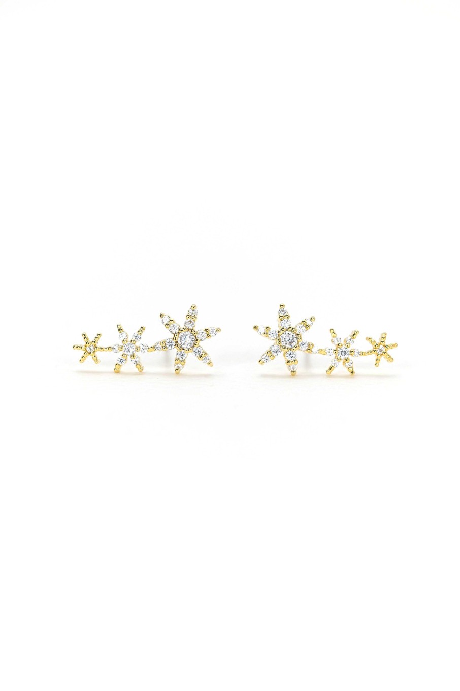 Ear Climbers Lover's Tempo | Etoile Star Climber Earrings Gold