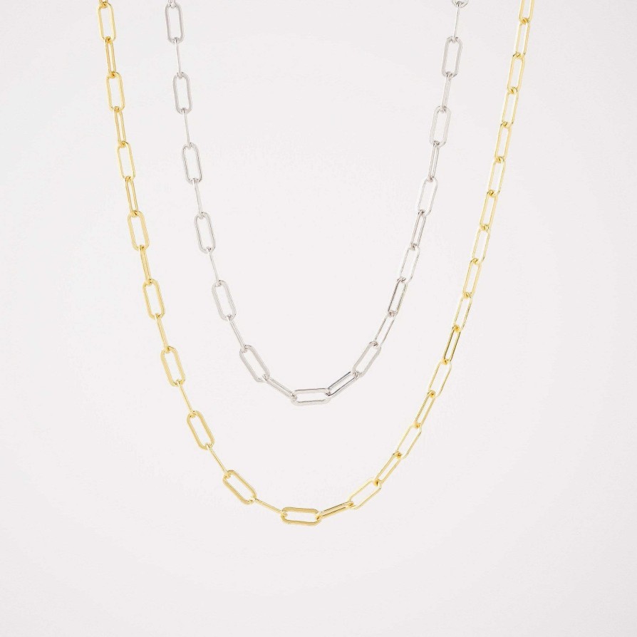 Necklaces Lover's Tempo | Boyfriend Chain Necklace Gold