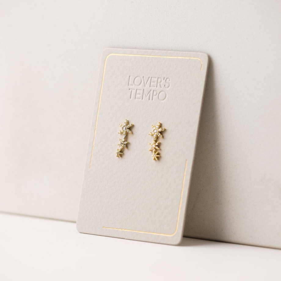 Earrings Lover's Tempo | Etoile Star Climber Earrings Gold