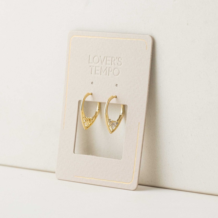 Hoops Lover's Tempo | Aria Clear Hoop Earrings