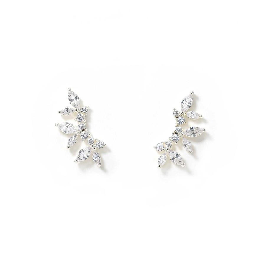 Studs Lover's Tempo | Holly Climber Earrings Silver