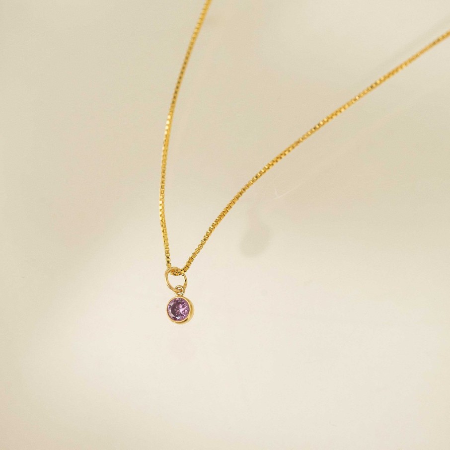 Necklaces Lover's Tempo | June Birthstone Gold-Filled Necklace