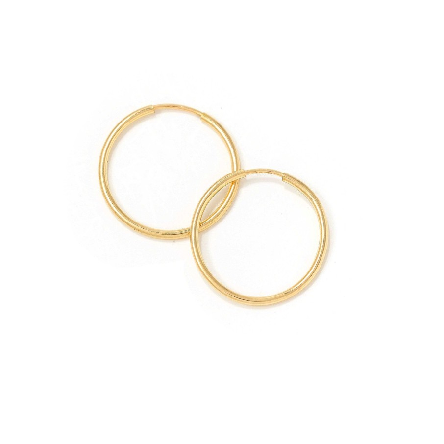 Hoops Lover's Tempo | 20Mm Gold-Filled Infinity Hoop Earrings