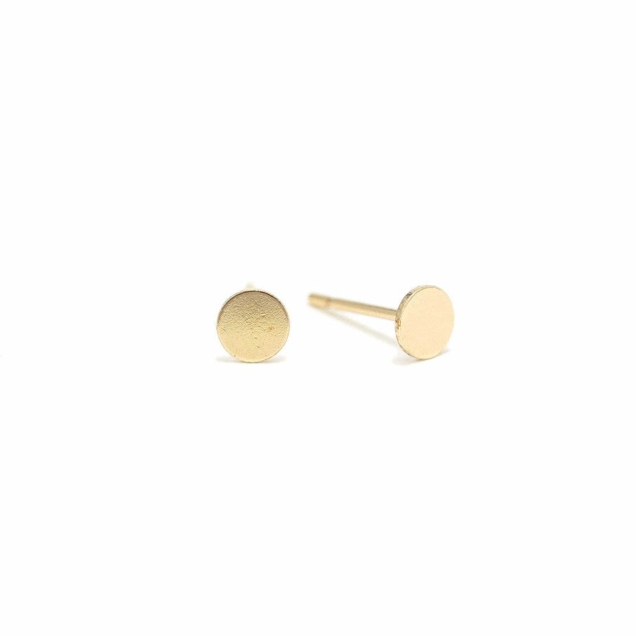 Earrings Lover's Tempo | Disc Gold-Filled Stud Earrings