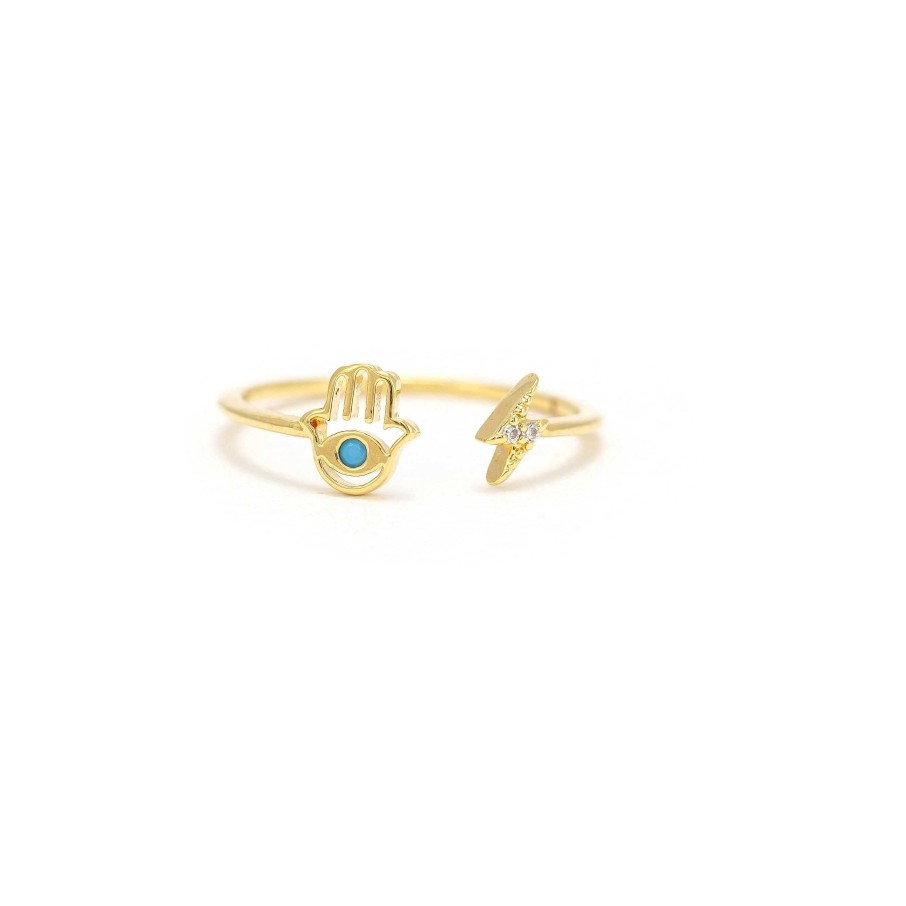 Rings Lover's Tempo | Hamsa Fortuna Ring