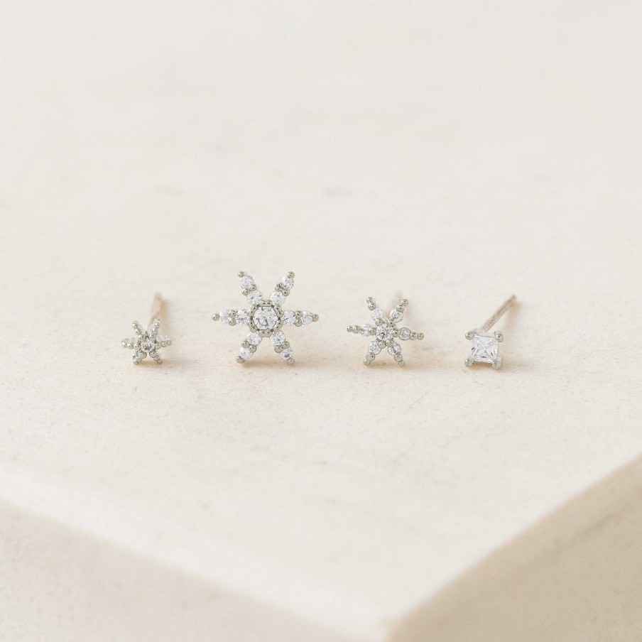 Earrings Lover's Tempo | Etoile Ear Stack Earrings Silver