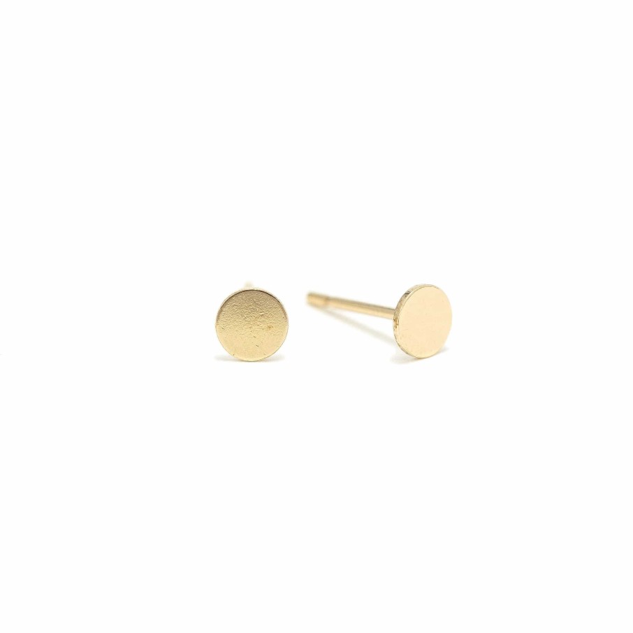 Studs Lover's Tempo | Disc Gold-Filled Stud Earrings