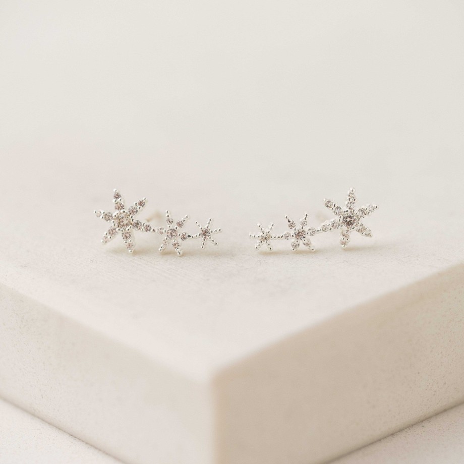 Earrings Lover's Tempo | Etoile Star Climber Earrings Silver