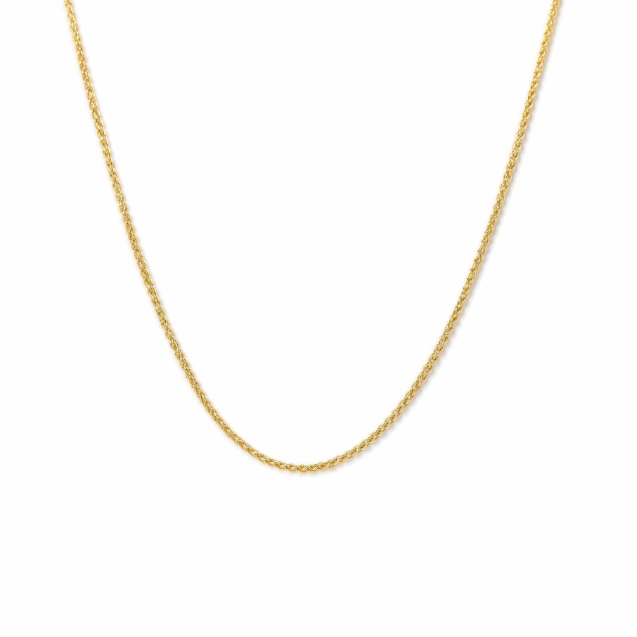 Necklaces Lover's Tempo | Wheat Chain Gold-Filled Necklace