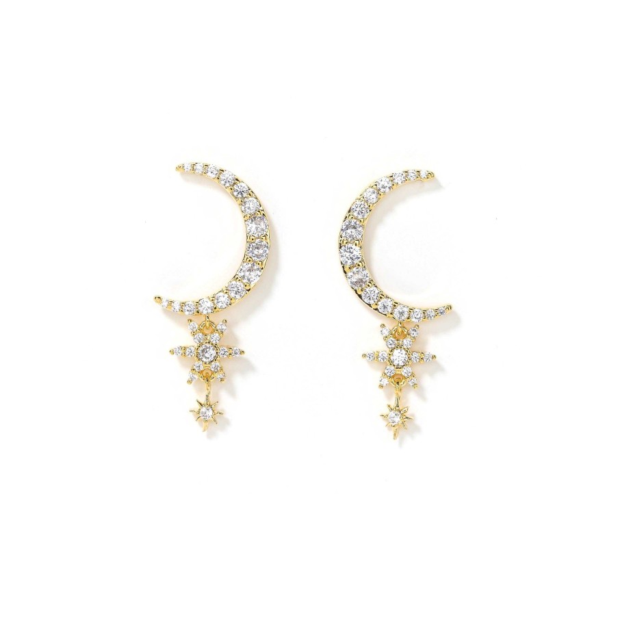 Earrings Lover's Tempo | Lune Moon Drop Earrings