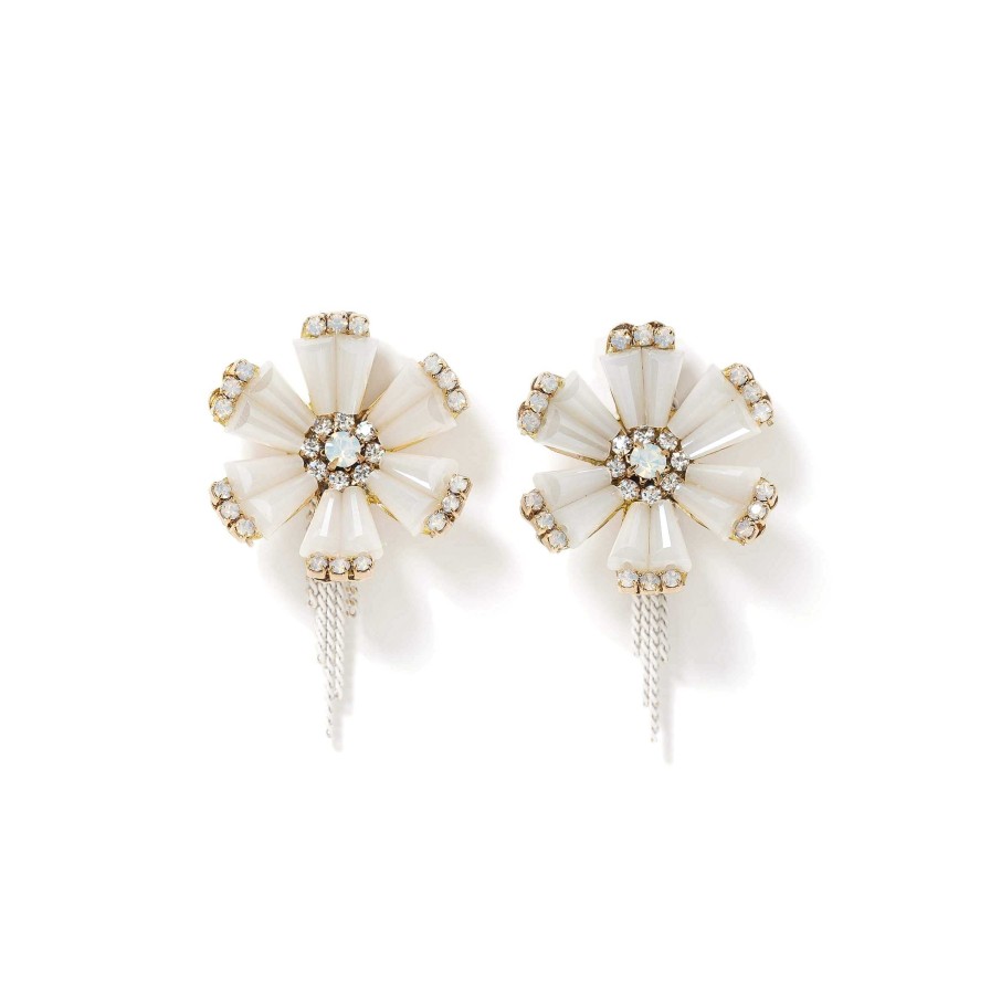 Earrings Lover's Tempo | Azalea Post Earrings White