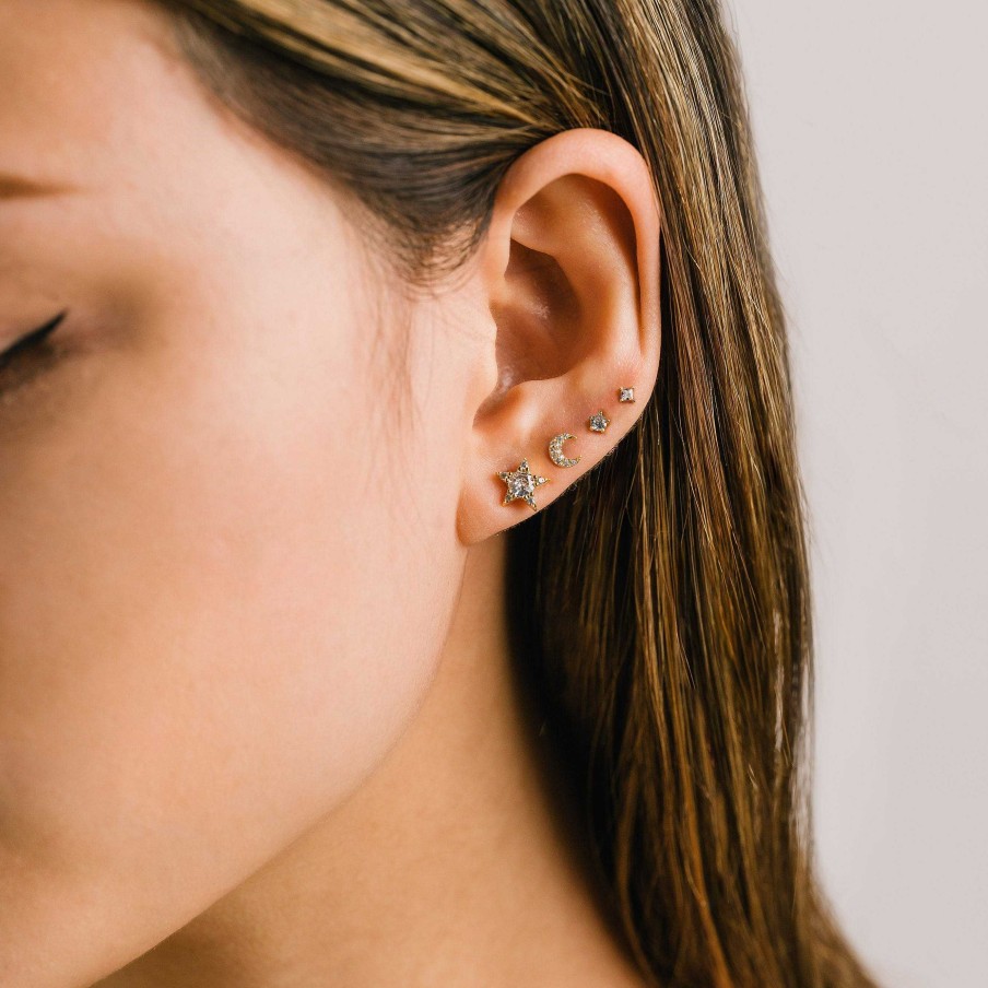 Earrings Lover's Tempo | Cosmos Ear Stack Earrings Silver