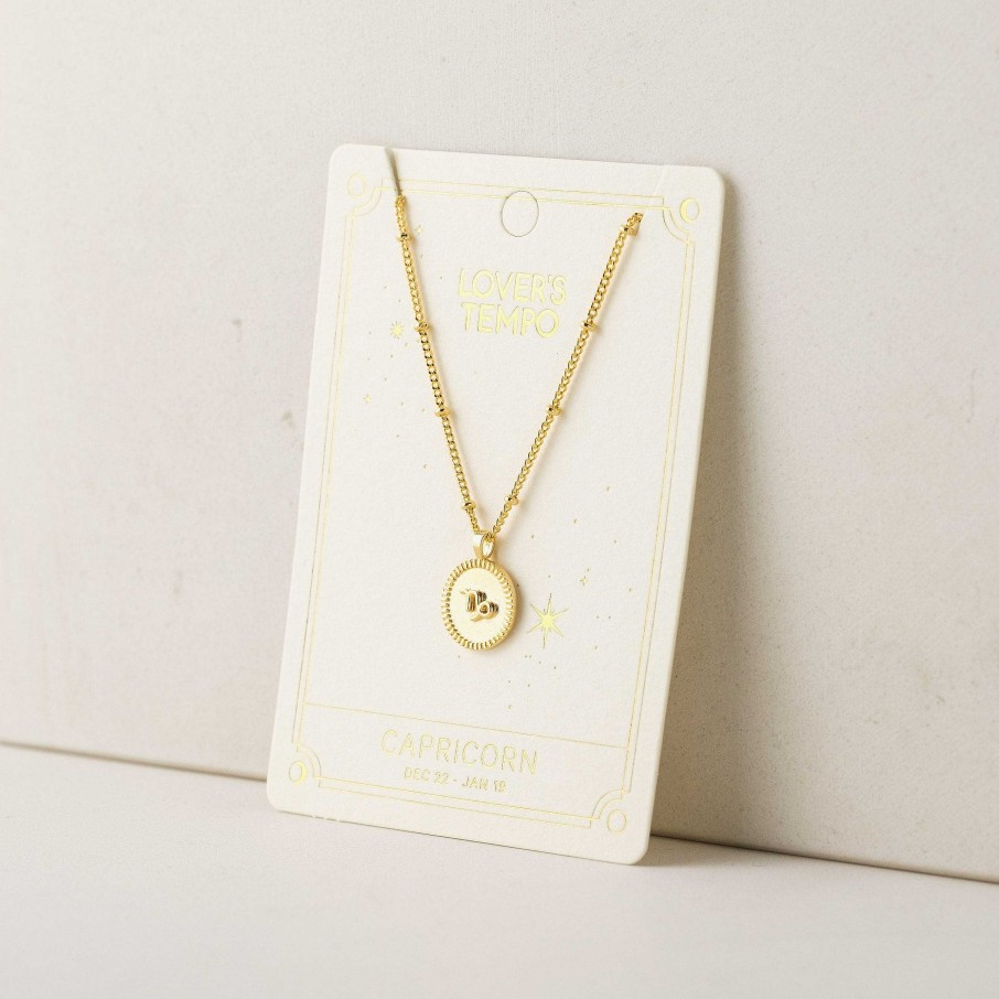 Necklaces Lover's Tempo | Capricorn Horoscope Necklace