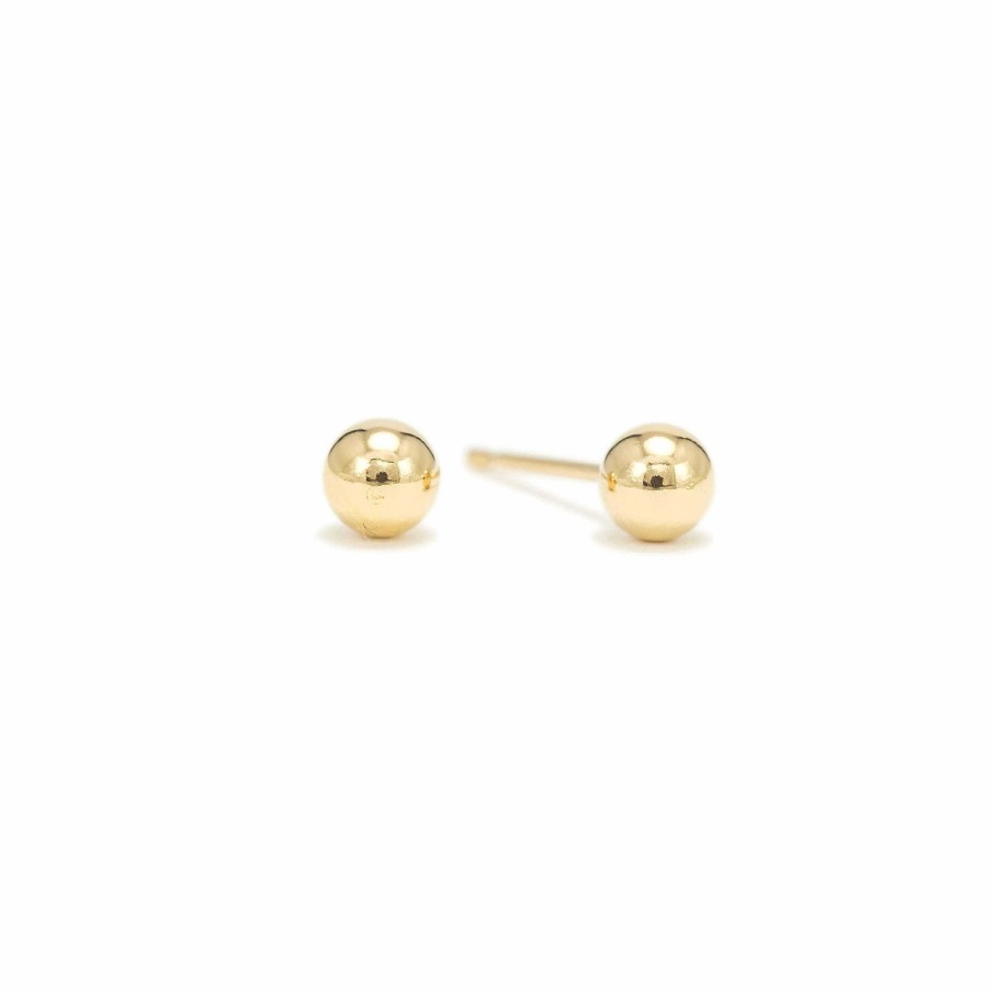 Studs Lover's Tempo | 4Mm Ball Gold-Filled Stud Earrings