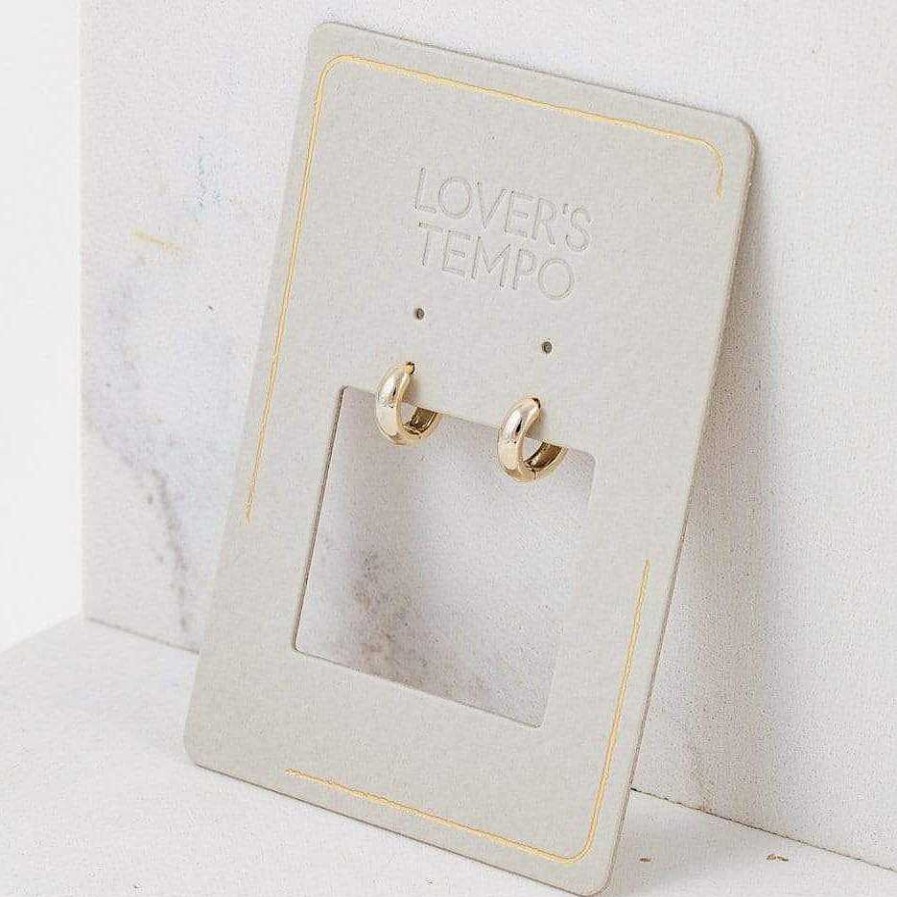 Hoops Lover's Tempo | Bea 10Mm Huggie Hoop Earrings