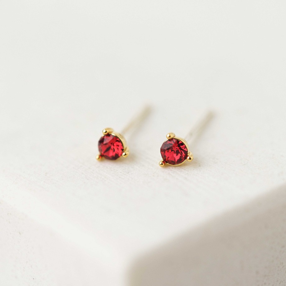 Earrings Lover's Tempo | January Kaleidoscope Birthstone Stud Earrings