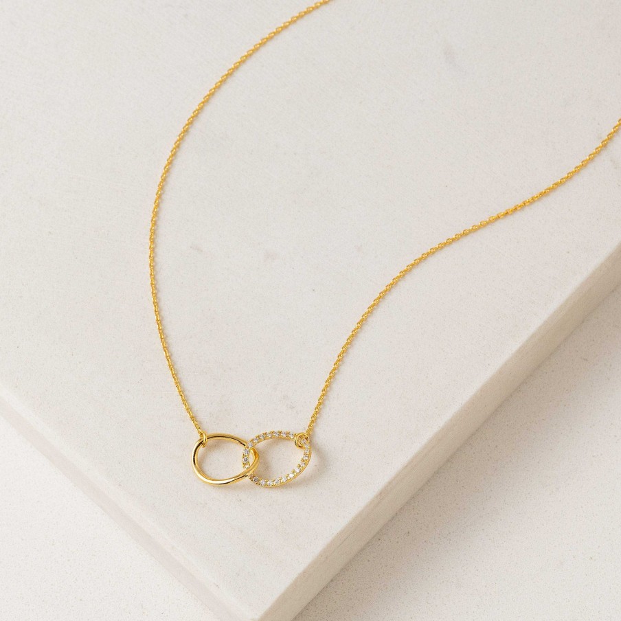 Necklaces Lover's Tempo | Encore Pave Necklace Gold