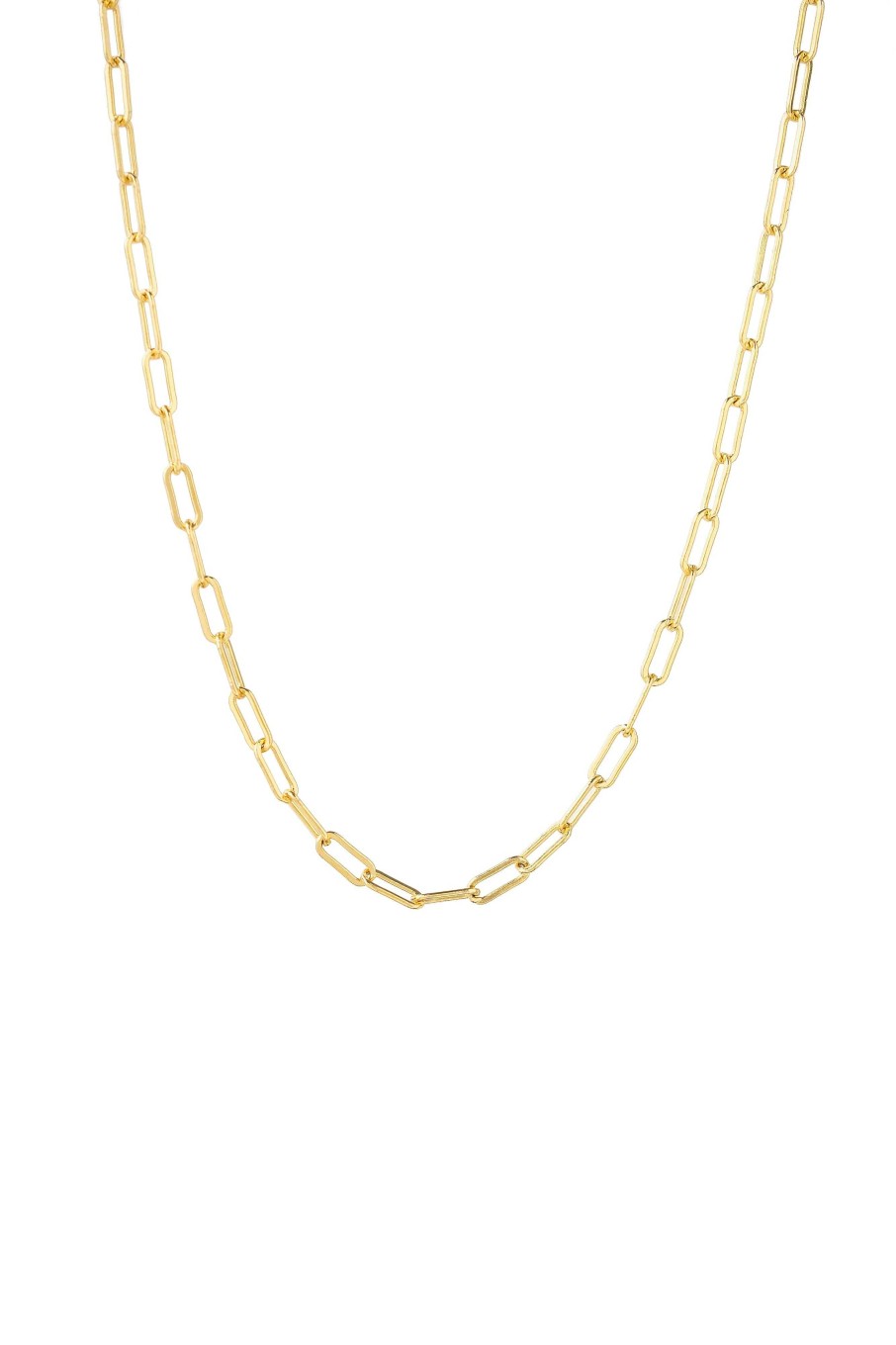 Necklaces Lover's Tempo | Boyfriend Chain Necklace Gold