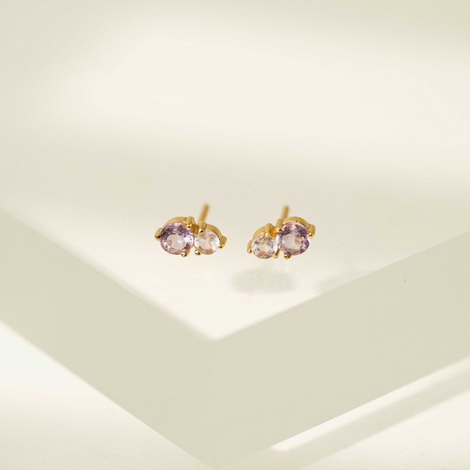 Earrings Lover's Tempo | Luma Gemstone Stud Earrings