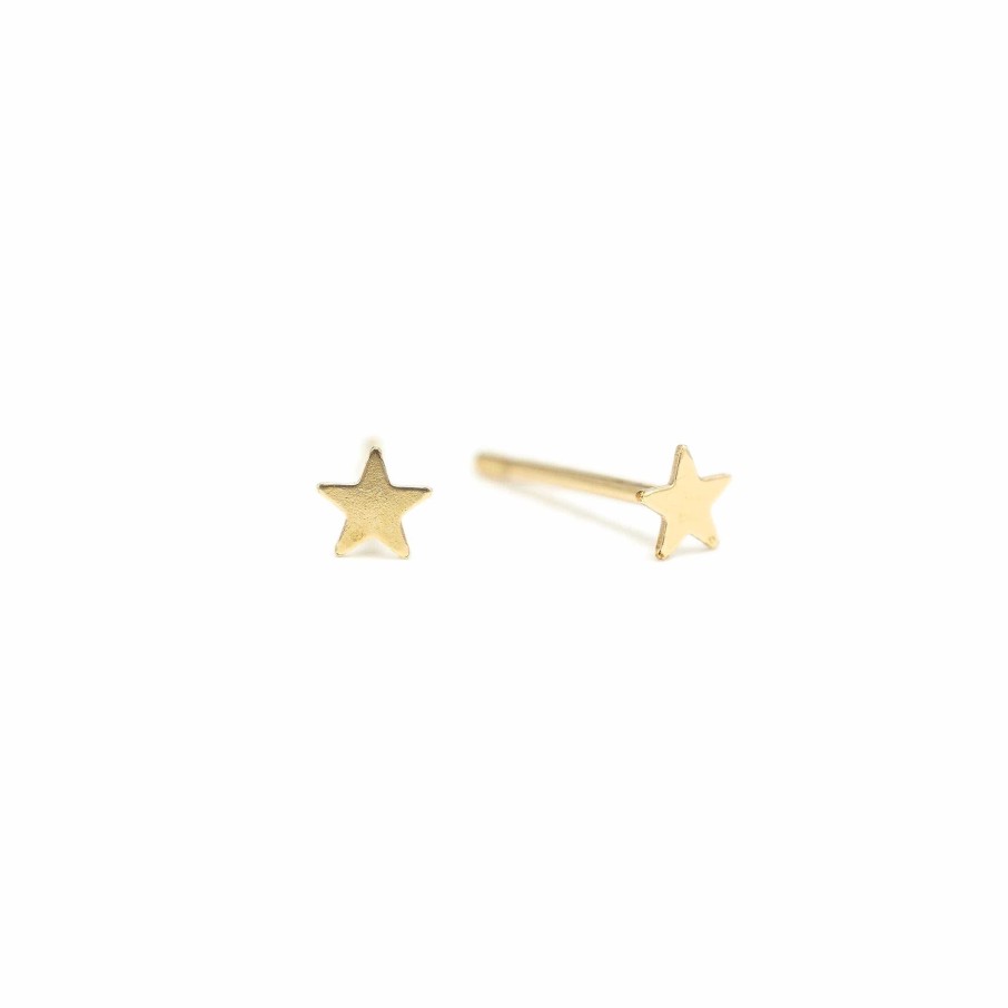 Earrings Lover's Tempo | Star Gold-Filled Stud Earrings