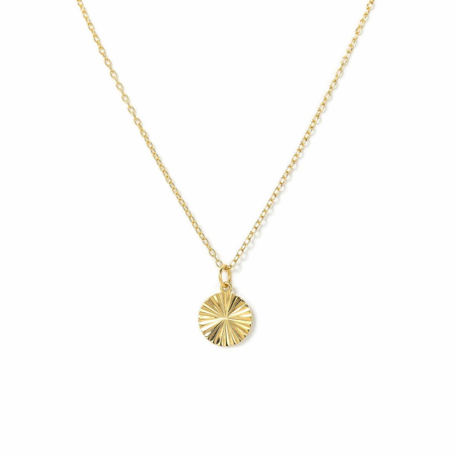 Necklaces Lover's Tempo | Coin Fluted Necklace