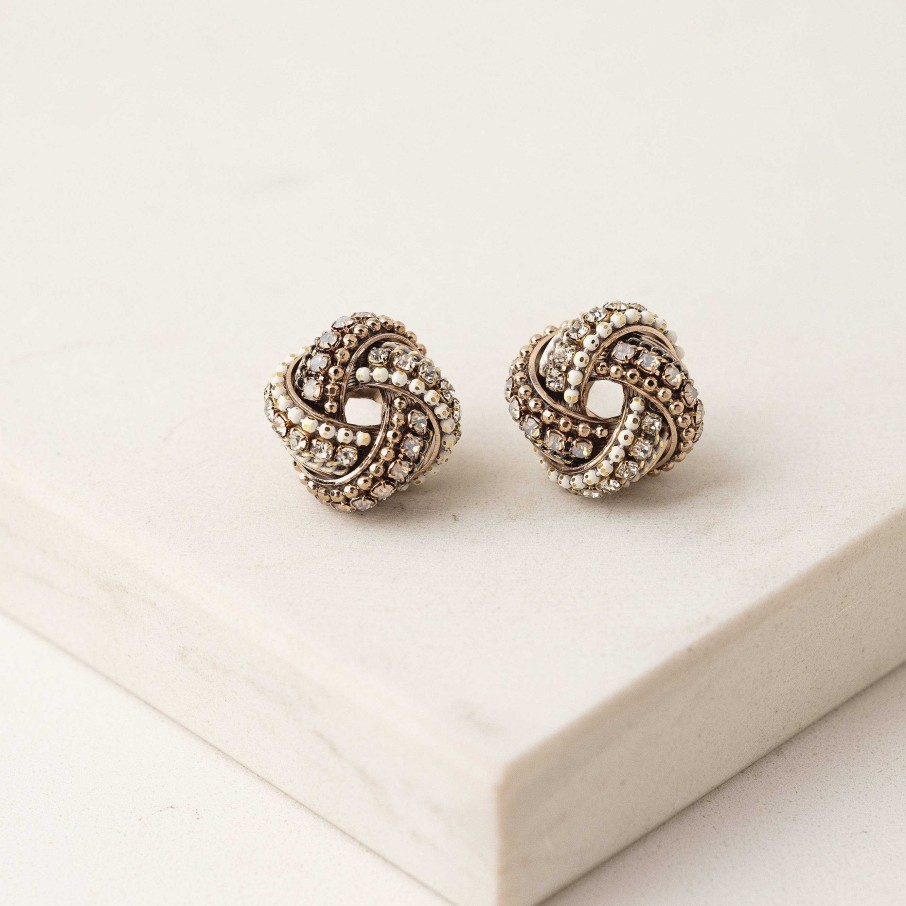 Earrings Lover's Tempo | Astaire Knot Stud Earrings