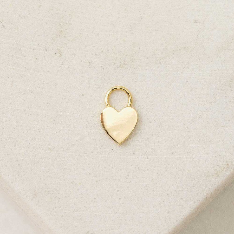 Hoops Lover's Tempo | Heart Hoop Charm