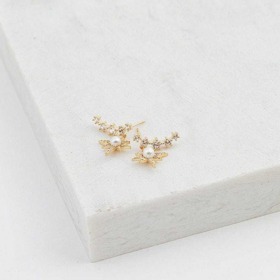 Studs Lover's Tempo | Alaia Climber Earrings Gold