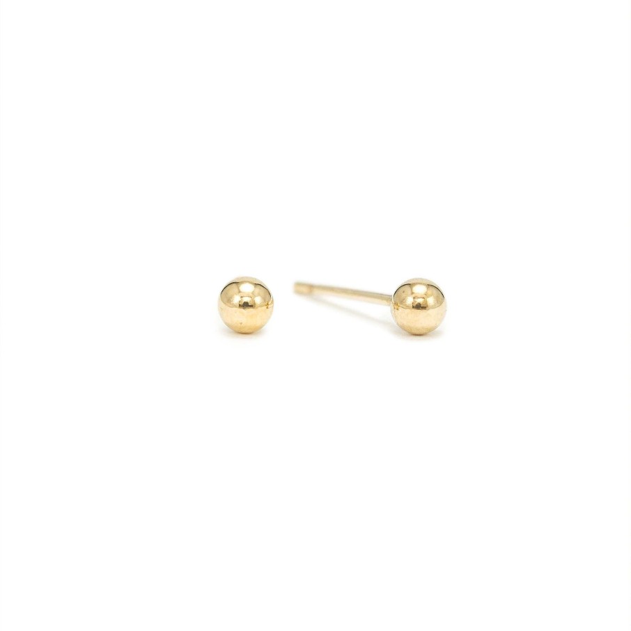 Studs Lover's Tempo | 3Mm Ball Gold-Filled Stud Earrings