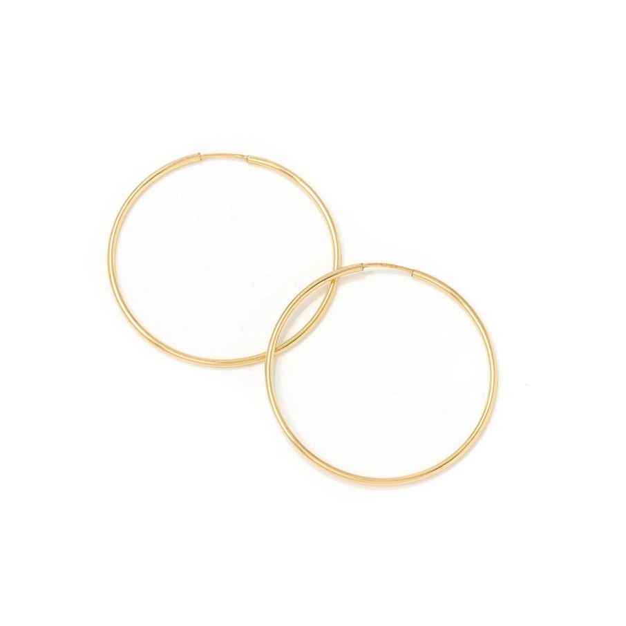 Hoops Lover's Tempo | 38Mm Gold-Filled Infinity Hoop Earrings