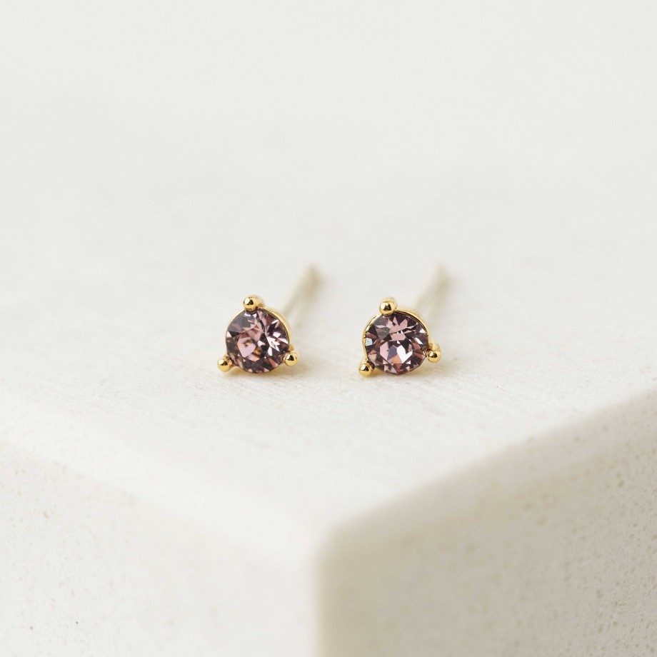 Studs Lover's Tempo | February Kaleidoscope Birthstone Stud Earrings